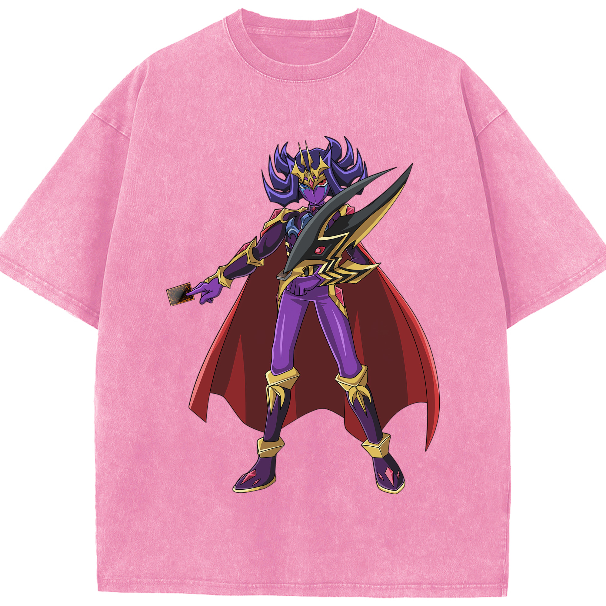 （画像用） 遊☆戯☆王 Yu-Gi-Oh! 綿100% ヴィンテージ風 半袖Tシャツ（フロントプリント）